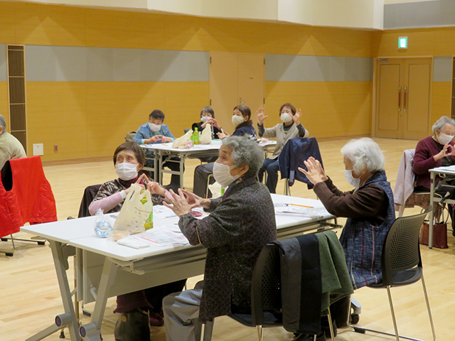 一人住まいの方のための「ふれあい交流会」　フレイル予防